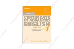 1598935282 Cambridge Certificate In Advanced English 4 – Teacher’S Book